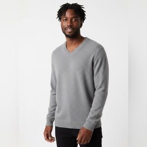 Banana Republic Heritage Collection Sweater‎ Mens Size XL Gray Alpaca Classic V